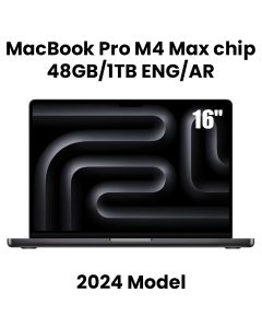 Apple 16-inch MacBook Pro: Apple M4 Max chip with 16-core CPU and 40-core GPU, 48GB, 1TB SSD - Space Black |MX313AB/A