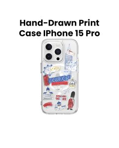 SwitchEasy London City Hand-Drawn Print Magsafe Case for iPhone 15 Pro 6.1" | SPH56P186LD23