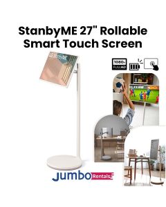 [RENTAL] LG StanbyME 27" Rollable Smart Touch Screen with 3hr Battery | 27ART10AKPL