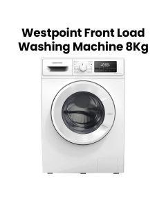 Westpoint  8kg Front Load Washing Machine - 1200 RPM, 220-240V, White | WMT-81222