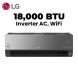 LG ARTCOOL Inverter Air Conditioner 18,000 BTU, Energy Saving, Fast Cooling, Wifi | A23TNC