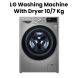 LG Washer & Dryer, 10/7 Kg, Bigger Capacity, AI DD, Steam, ThinQ | F4V5RGP2T