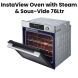 LG InstaView Oven with Steam & Sous-Vide 76L Black Made in Korea | WSED7613S