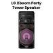 LG XBOOM RNC7 Party Tower with Dual Bass Blast