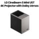 LG CineBeam S Mini UST 4K Projector |Silver | PU615U