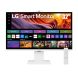 LG 32-Inch 4K UHD IPS Smart Monitor, White | 32U850SA-W.AMA
