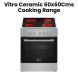 Oscar 60x60 Vitro Ceramic Cooking Range - Silver | OCR6060VC