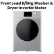 Oscar 8/5Kg Washer & Dryer Washing Machine - Silver | OWD85IS