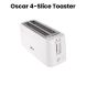 Oscar 4-Slice Toaster - White | OTW 4038