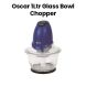 Oscar 1Ltr Glass Bowl Chopper | OCH 350GB