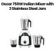 Oscar 750W Indian Mixer with 3 Stainless Steel Jars | OMG750INDK1