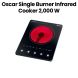 Oscar Single Burner Infrared Cooker | 2,000 Watts | OIRC2121TCS