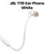 JBL T110 Ear Phone - White