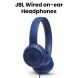 JBL Wired on-ear Headphones - Blue | TUNE 500