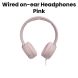JBL Wired on-ear Headphones - Pink | TUNE 500