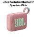 JBL Go 4 | Ultra-Portable Bluetooth Speaker - Pink