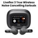 JBL Liveflex 3 True Wireless Noise Cancelling Open-Stick Earbuds - Black | LIVEFLEX3