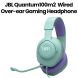 JBL Quantum 100 Wired Over-Ear Gaming Headphones with Detachable Mic - Cyan | QUANTUM100M2