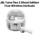 JBL Tune Flex 2 Ghost Edition True Wireless Noise Cancelling Earbuds - White