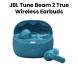 JBL Tune Beam 2 True Wireless Noise Cancelling Earbuds - Blue | JBLTBEAM2TQE
