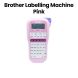 Brother Handheld Personal Labelling Machine – Pink | PT-H110