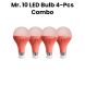 Mr. Light Mr. 10 LED Bulb 4-Pcs Combo