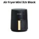 Nutricook 3L Air Fryer Mini – Compact Countertop Design, Rapid Hot Air Technology, Healthy Oil-Free Frying for Everyday Meals