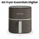 Nutricook Air Fryer Essentials Digital Control, Smart Hot Air Cooker for Low-Oil Meals with Preset Programs, Fry Bake Roast | NC-AFE152D