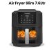 Nutricook Air Fryer Slim 7.6L Digital Air Fryer – Space-Saving Slim Design, Large Capacity Cooking, Rapid Hot Air Oil-Free Frying | NC-AFS200