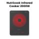 Nutricook Infrared Cooker 2000W – High-Power Infrared Heating, Energy-Efficient Cooking, Easy-Clean Glass Surface | NC-IFC150ME
