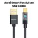 Awei Smart Fast Micro USB Cable - Black|CL-139M