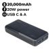 DCU Tecnologic Dual USB Power Bank PD 20W 20000 mAh – Black |34155021