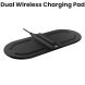HyperX Dual Pad Wireless Charger Qi Certified - Black | HX-CPBS-G