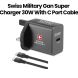 Swiss Military GaN Super Charger 30W with C-Port & Premium Cable