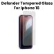 Hyphen Defender Tempered Glass for iPhone 16 - Clear | HTG-C163179