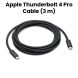 Apple Thunderbolt 4 Pro Cable (3M)-ZML | MWP02ZM/A