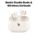Beats Studio Buds+ True Wireless Noise Cancelling Earbuds - Ivory | MQLJ3AE/A