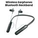 Heatz Wireless Earphones Bluetooth Neckband - Black | HB42