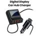 Acefast Digital Display Car Hub Charger - Black | B8