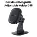 Acefast Center Console Magnetic Car Holder - Black | D35