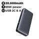 Aukey 20000mAh 65W PD 1A+2C Power Bank - Gray |PB-Y43-GY