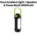 Goui Ambient Light Foldable + Speaker + Power Bank 4000mAh - Black |G-TRILIGHT
