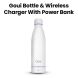 Goui Loch Bottle Wireless Charger Power Bank - White/Purple |G-BOT-WP