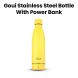Goui Loch Bottle Wireless Charger Power Bank - Yellow |G-BOT-YKK