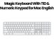Apple Magic Keyboard with Touch ID and Numeric Keypad for Mac Computers - White | MK2C3LB/A