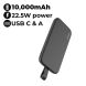 Momax iPower PD 3 10000mAh Battery Pack - Black|IP118D