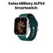 Swiss Military Smartwatch Silver Frame with Green Silicon Strap | SM-WCH-ALPS4-SILF-GRNSS