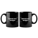 Ceramic Mug Printed with Your Personalized Design - Black