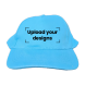 Cotton Cap Printed with Your Personalized Design - Aqua Marine