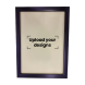 A5 Photo Frame Printed with Your Personalized Design - Black